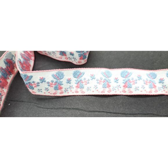 Vintage Lace Material Trim Embroidery Ribbon Assorted Unique Iridescent Metallic - Picture 6 of 10